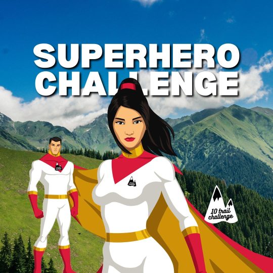 superhero challenge - walking hiking running challenge